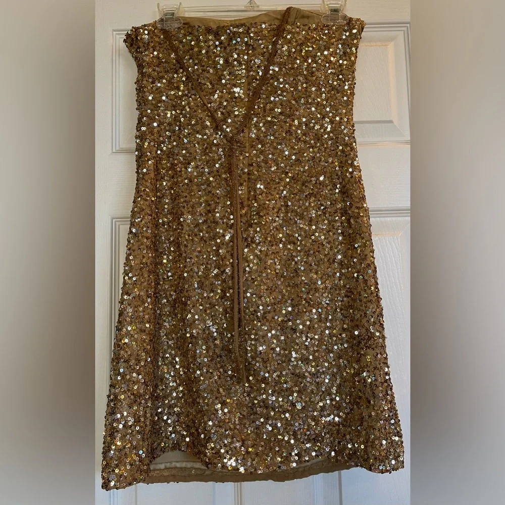 Scala Gold Sequin Dress - Picture 10 of 11